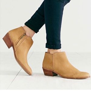 Sam Edelman Pettty ankle honey suede boots